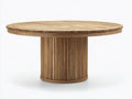Table de jardin - Bois - 140 x 140 x 76 cm - Bois naturel - Style contemporain