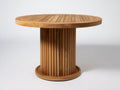 Table de jardin - Bois - 136 x 136 x 76 cm - Bois miel - Style contemporain